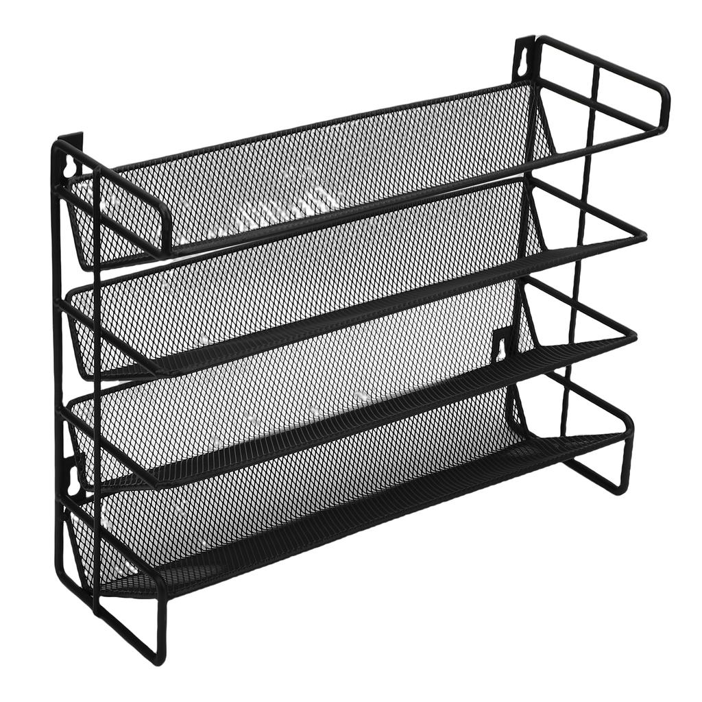 Seasoning Rack   4 Tier Vertical Countertop Seasoning Rack   for Kitchen Cabinet Pantry Cupboard