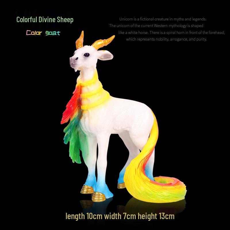 European Mythical Pegasus Unicorn Toy Model: Elf, Mythical Creature, Magic Beast 