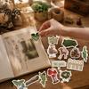 Decorative Stickers for Scrapbooking 50Pcs Forest Theme Stickers, Aesthetic Pastoral Style Waterproof PVC Decals Water Bottles Retro Nature