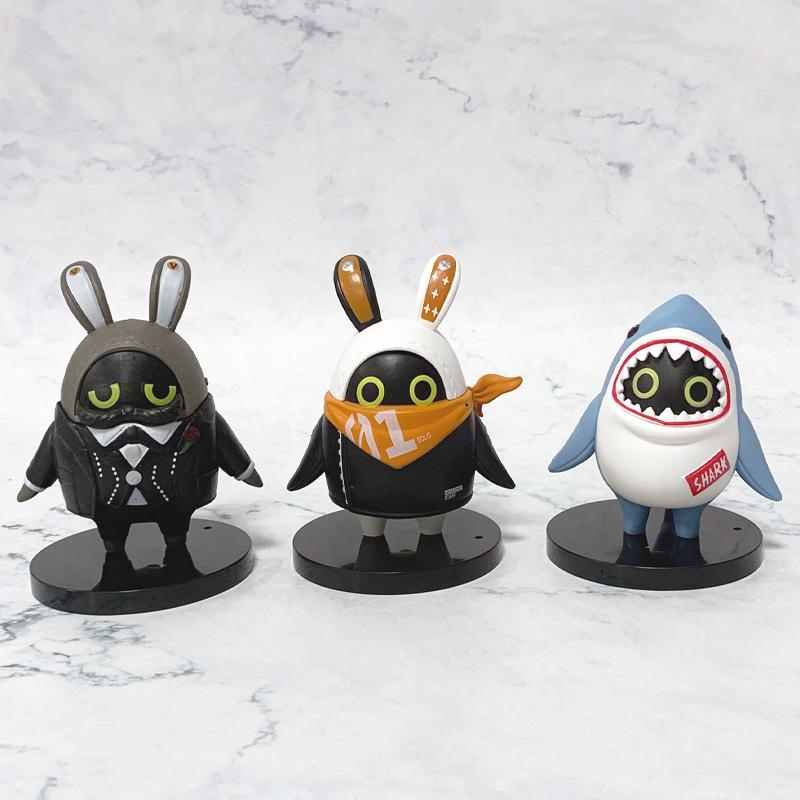 Zenless Zone Zero Bangboo Es New Style Gk Anime Action Figure Phone Holder Desk Ornament Game Figurine For Anime Fans Desk Decor