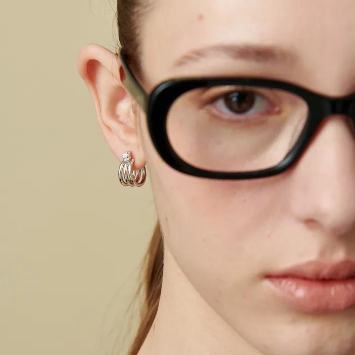 Swing Earring (Silver)