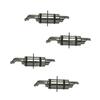 4pcs Wheel V3D Alignment System Clamp Reversible Rim Claw Kit Diameter 14.35MM
