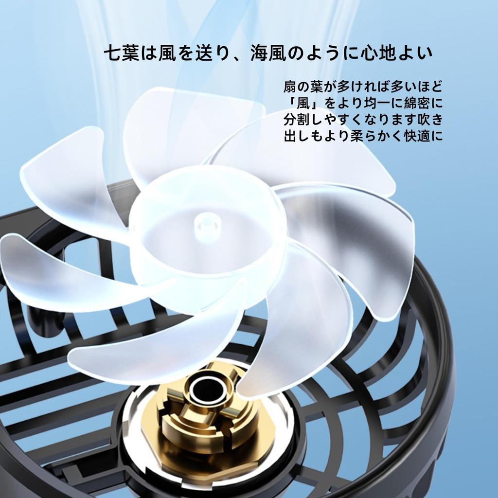AUSTYLCO Car Fan with USB Port, Car Fan, Double Headed Car Fan, Tabletop/Car Fan,