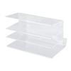 Durable Transparent Black Keyboard Storage Rack 18x26.5x16cm Acrylic Keyboard Organizer Keyboard Display Stand For Gaming Desk