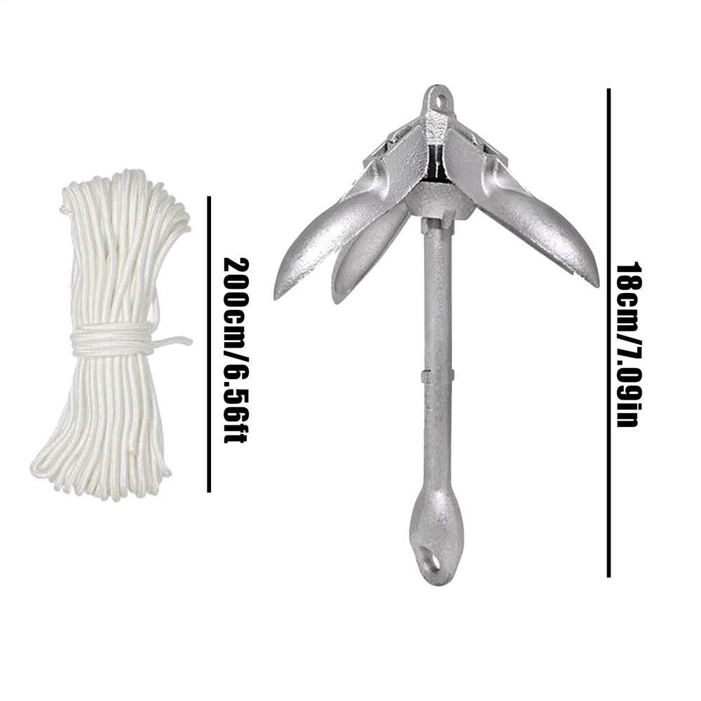 Kayak Anchoring System Boat Anchoring System Kit Heavy-Duty Retrievable Quick-Release Boat Accessories For Fishing Kayaking