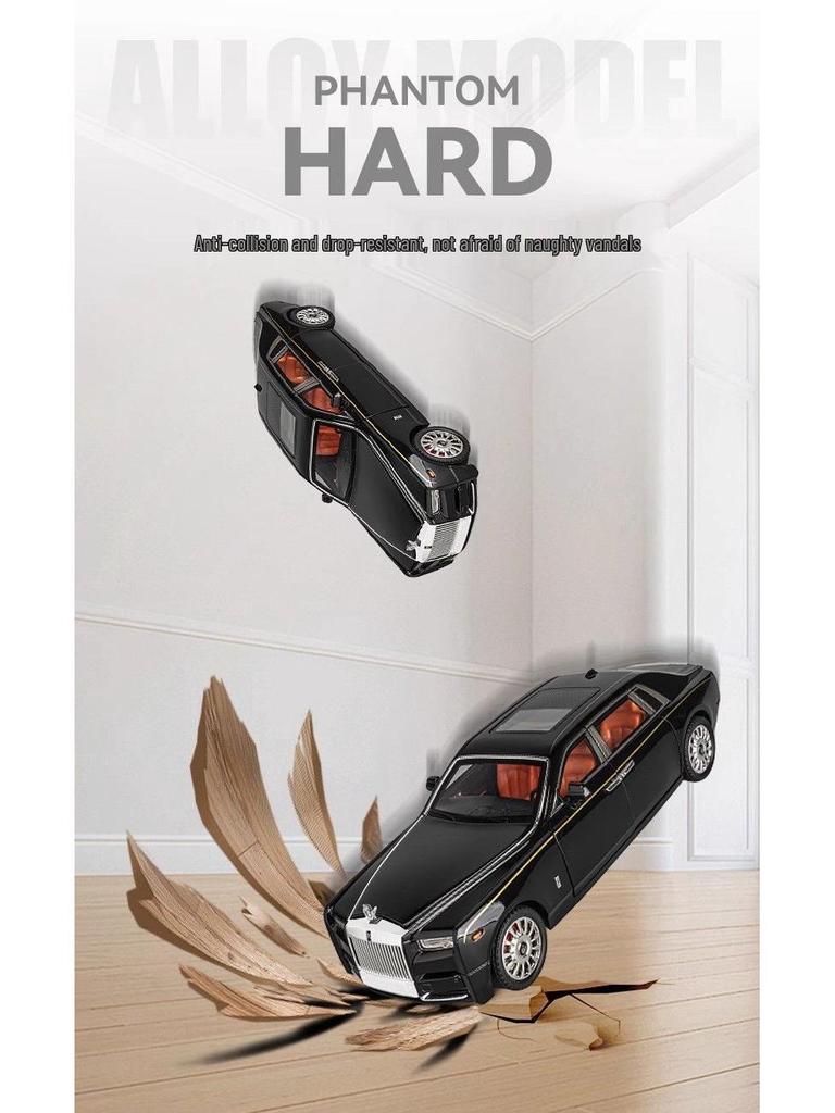 1:18 Scale Rolls-Royce Phantom Alloy Car Model - Collector's Item and Decorative Piece