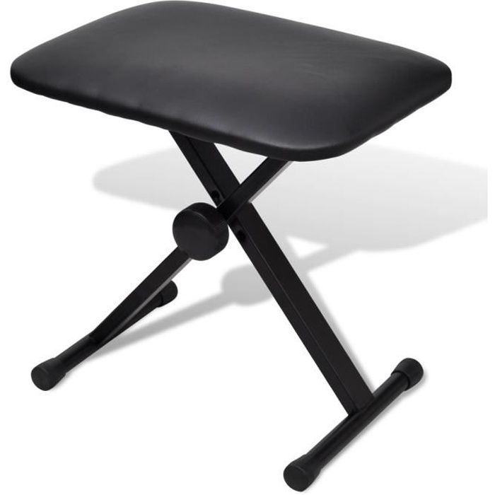 VidaXL Tabouret pliable et réglable de piano