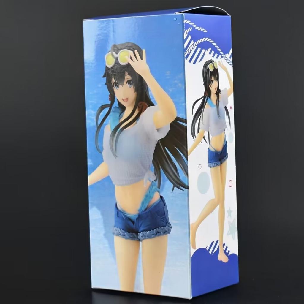 18CM Yukinoshita Yukino Coreful Figure T-Shirt Swimsuit Ver Yahari Ore no Seishun Love Comedy wa Machigatteiru Kan Doll Toys