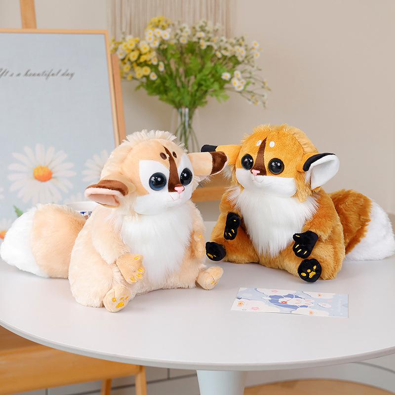 New Simulated Monkey Fox Doll Plush Toy Zoo Souvenir Plush Soothing Children Gift