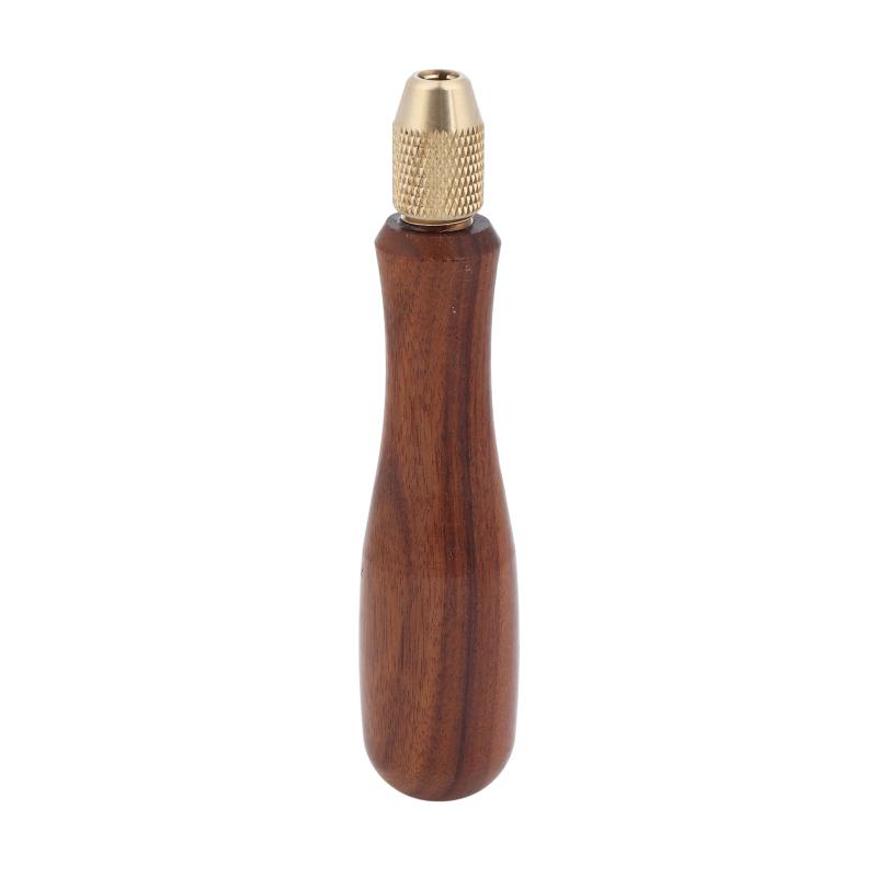 Wood File Handle Wooden Handles With Brass Collet Chuck For Small Files Diy Tool Accessories