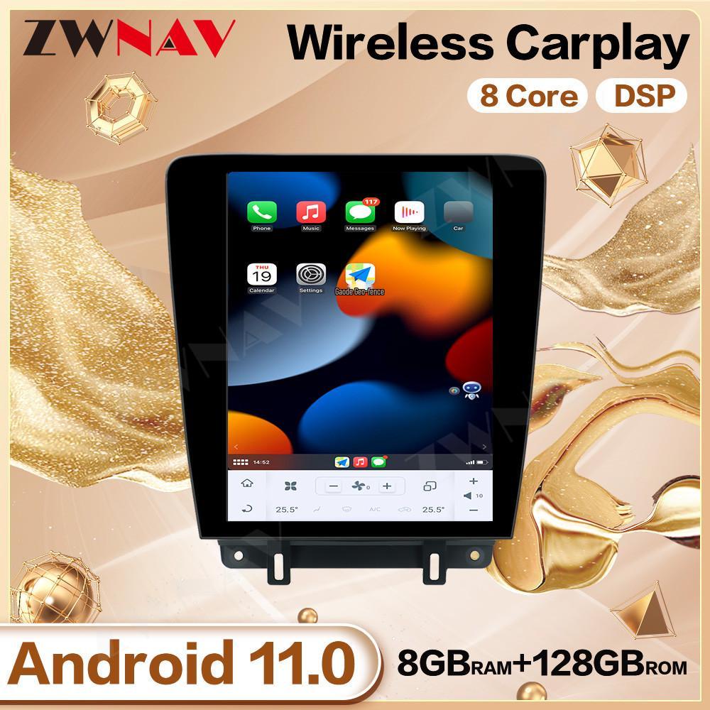 

12.1-inch Navigation for 2010-2014 Ford Mustang: Compatible with Qualcomm 8-Core Android 11 Android 11 4GB+64GB