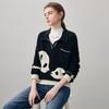 Commong Boca Women's Panda Pattern Cashmere Sweater