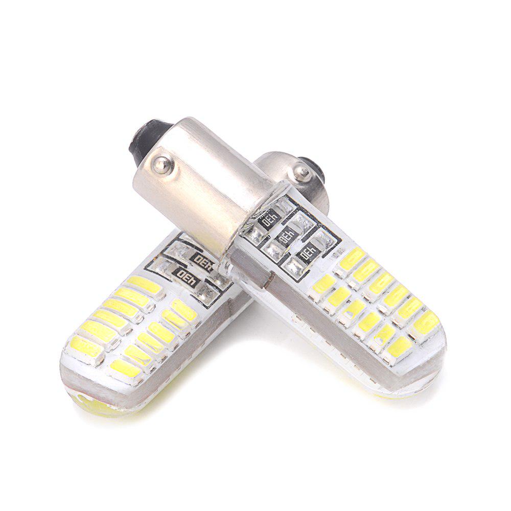 1ks BA9S/T4W LED silikagelová žárovka LED čipy pro automobilový klínový značkovač automobilové světlo bílé 12V