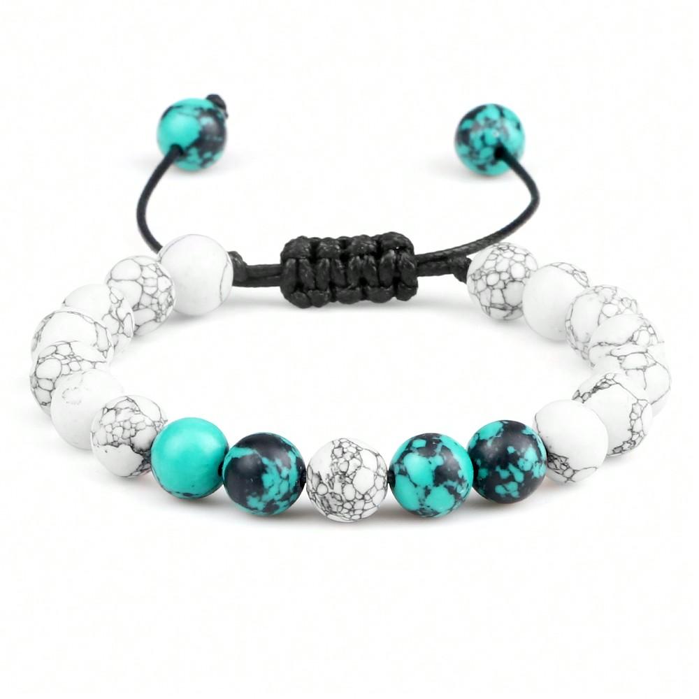 

Natural Stone Vesuvianite Bracelet Tiger Eye Stone Handmade Adjustable Knitting Bracelet Friendship Men s Charm Jewelry Gifts