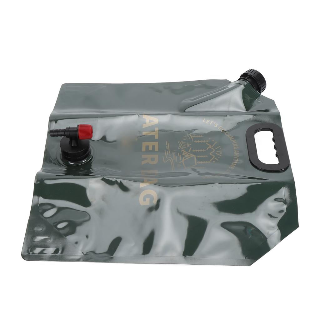 9L Faltbarer Wasserbehälterbeutel Große Kapazität Tragbar Faltbar Outdoor Wasserspeicherbeutel für Camping Wohnmobil Reisen OD
