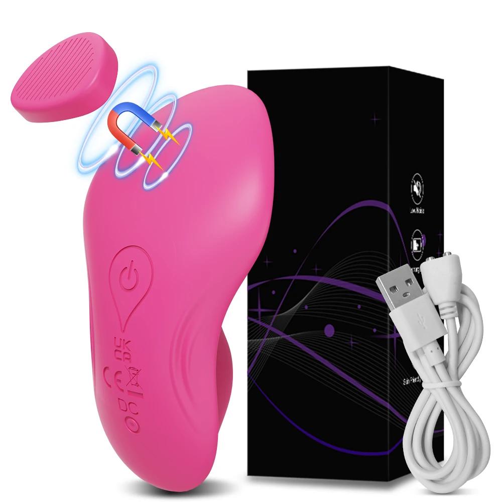 APP Wearable Egg Vibrator for Women Bluetooth Control Clit Stimulator Magnetic Wear Vibrating Female Masturbator Sex Toys Adults