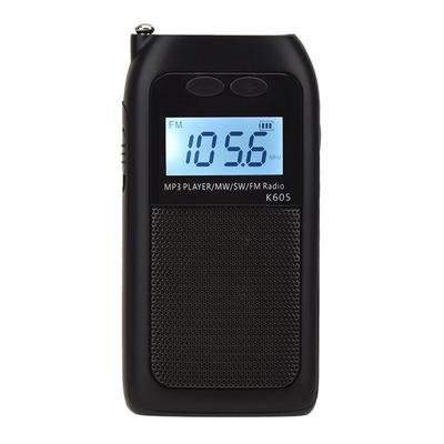 Mini Pocket Stereo LCD Digital FM AM Shortwave Radio Receiver MP3 Player