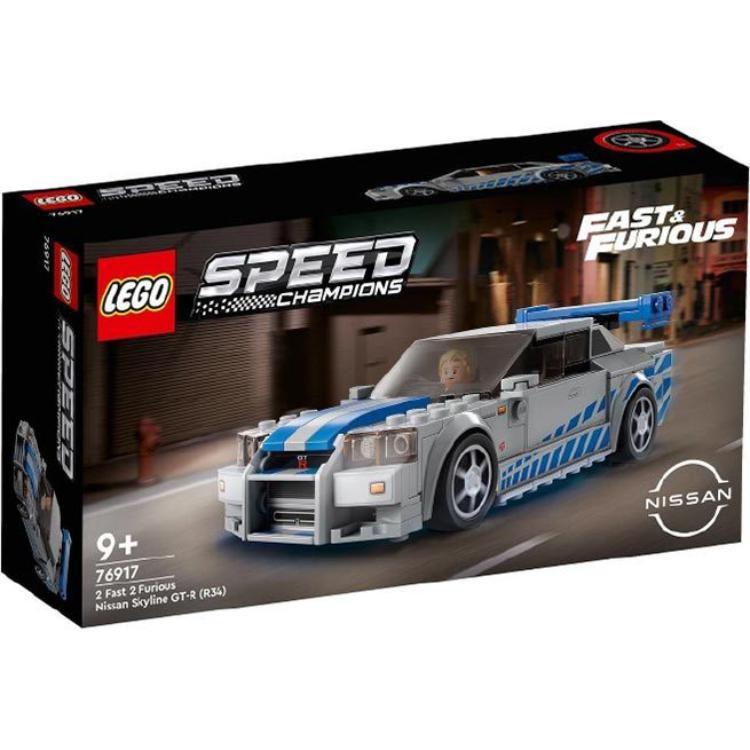 LEGO Speed Fast 2 Furious Nissan Skyline GT-R R34 Building Blocks 319pcs 76917