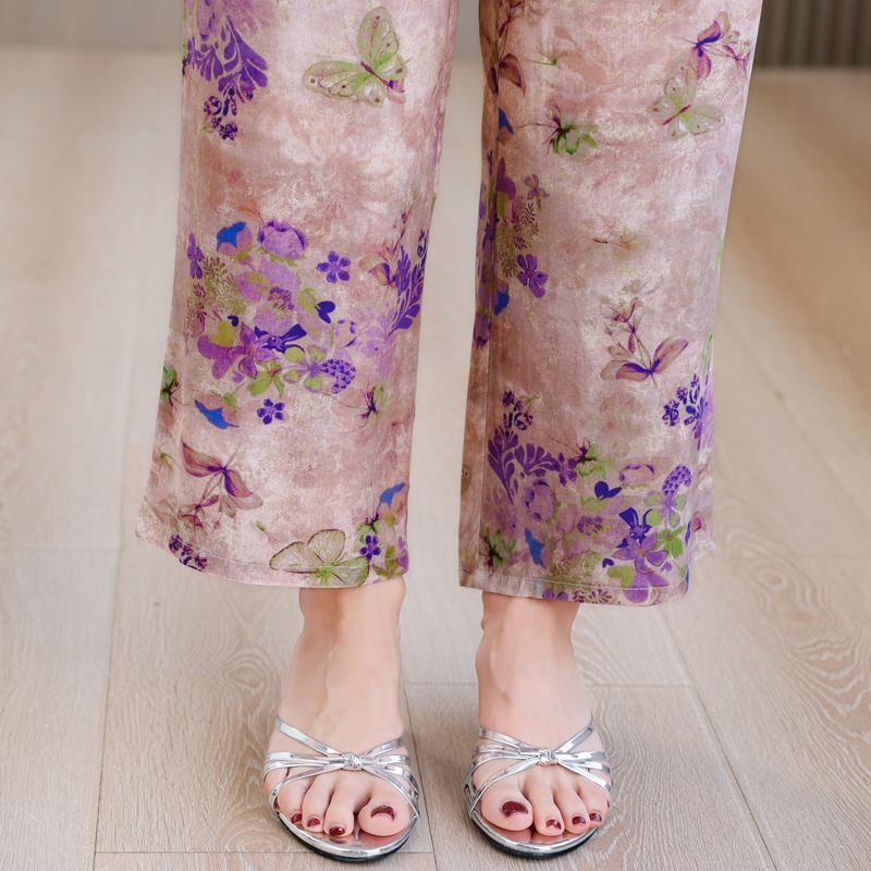 Summer Two Piece Set for Women Clothes Sleeveless Plus Size Elegant Casual Pants Sets