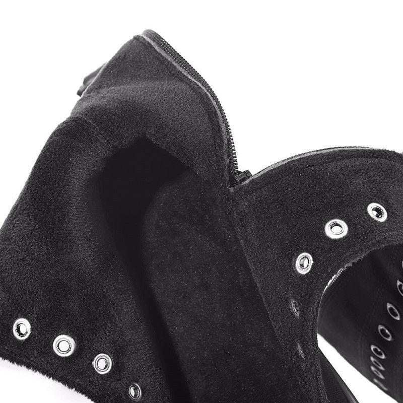 Side Zipper Inner Height-increasing Canvas Shoes Women's 2025 Spring and Autumn New Versatile All-black High-top Shoes Canvas Short Boots