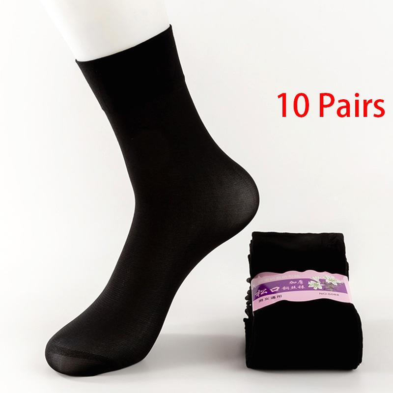 10 Pairs High Quality Women Velvet Socks Spring Summer Men Female Thick Silk Socks Sexy Ankle Nylon Socks Set Best Quality