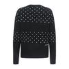 MARTINE GOLF Logo Round Neck Knit_Black