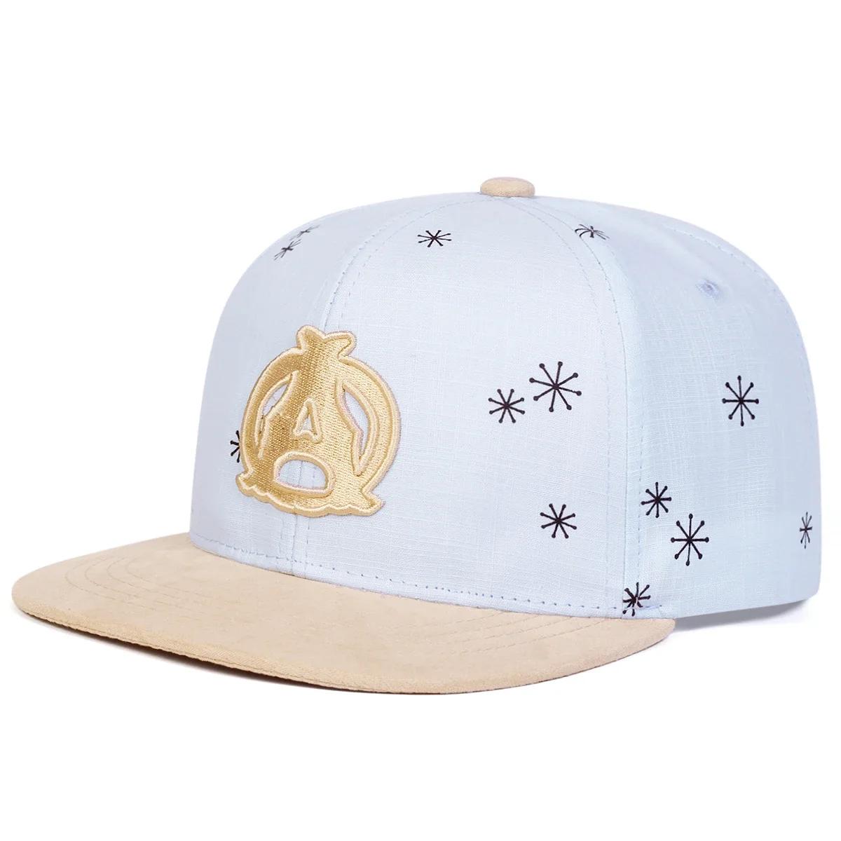 Unisex Oa Buchstabenstickerei Hip-Hop Hüte Mode Frühling Herbst Outdoor Verstellbare Lässige Baseballkappen Sonnenhut Sportkappe white