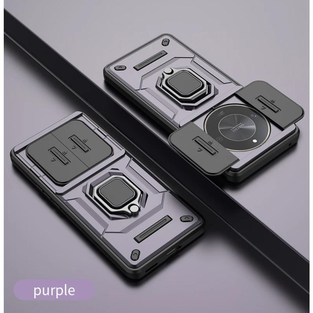 Husă armură pentru Honor Magic 6 Lite X9b Magic 5 Lite X9a Husă de protecție Suport magnetic Inel Husă de protecție completă pentru afaceri