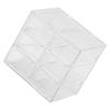 Grid Storage Box Dustproof Transparent Plastic Container Organizer for Jewelry Necklace DIY Art
