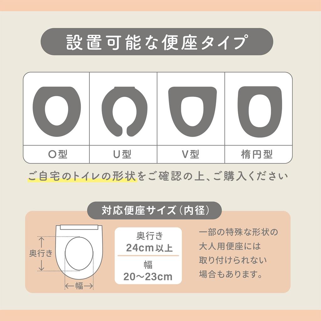 Ides Miffy Soft Potty Seat Washable Ideal for Potty Training For Babies and Kids Ages [Official] 1.5-4