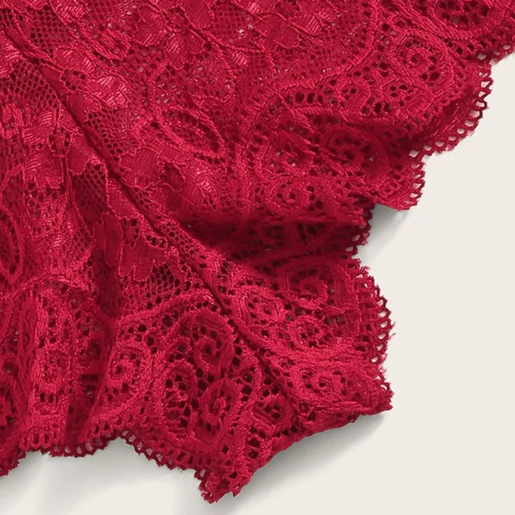 New Women Plus Size Lace Wireless Bra Briefs Sexy Lingerie Underwear Set 3-6XL