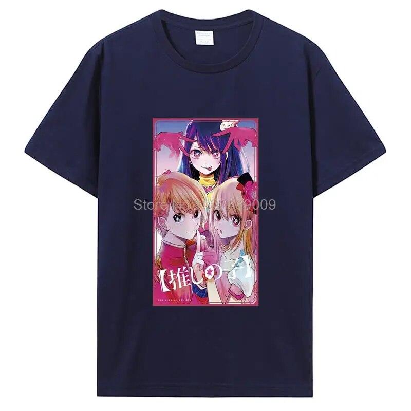 Oshi No Ko Japan Anime Cute Ai Ruby And Aqua футболка женские футболки унисекс Kawaii — фото 16