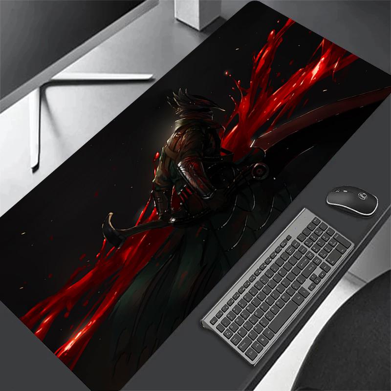 XXL Computer Anime Bloodborne Gamer XL Desk Mat Large Size Gaming Mousepad PC Keyboard Carpet Overlock Table Mouse Pad x