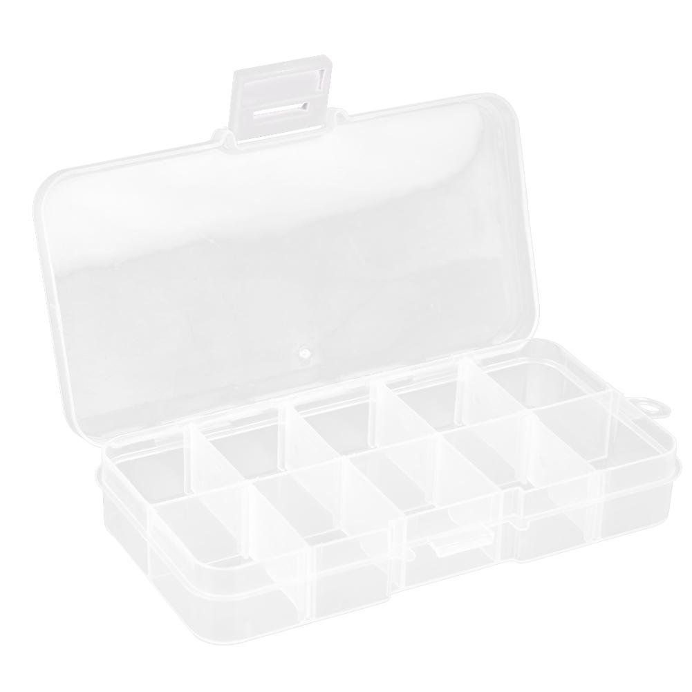 10/15/24 Grids Fishing Tackle Box Fishing Box Fishing Supplies Visible Fishing Tackle Box Clear Storage Organizer for Fishing