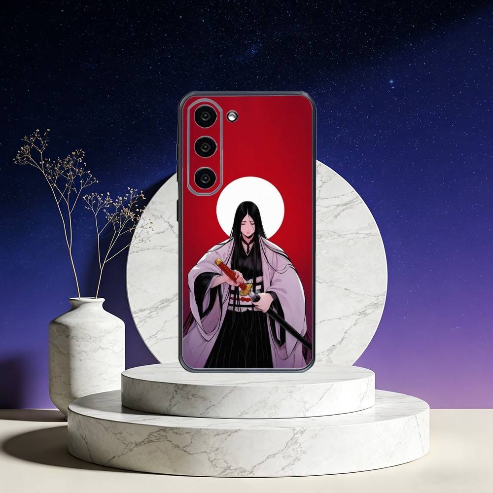 Unohana R-Retsu B-Bleaches Phone Case For Samsung Galaxy A73,A72,A71,A70,A53,A52,A51,Others Soft Black Cover