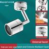 Universal Splash-Proof Rotatable Shower Head & Faucet Connector for Kitchen Sink
