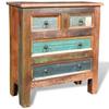4 Drawer Chest of Drawers Made of Reclaimed Wood