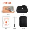 Seeds Kalimba 41 Keys Lightweight Thumb Piano Beginner Set (3-tier Design with Semitones) Okoume