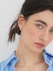 Still Instant Amone Wave Ring Earring