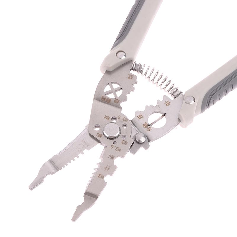 Electrician Specific Wire Stripping Pliers Multifunctional Electricians Maintenance Anti-Slip Stripper Cable Crimper Pliers Tool