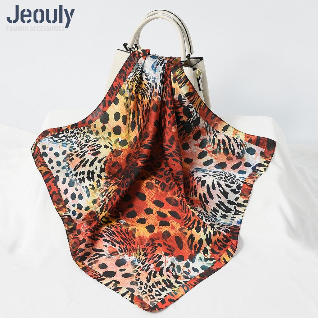 Cross-Border 70cm Silk Cashew Print Scarf - Autumn/Winter Women's Fashion Headscarf
