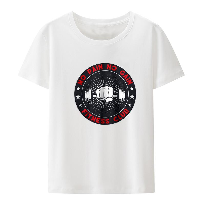 Work Out Starts When Yiu Want To Stop for GYM Fitness Tshirt Camiseta Hombre Leisure Comfortable Creative Hipster Shortsleev