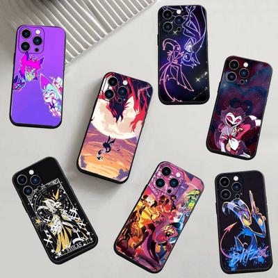 1 Stück H-Helluva Boss Anime Mode Handyhülle Silikon Weich Für IPhone 16 15 14 13 12 11 Plus Pro Max Plus