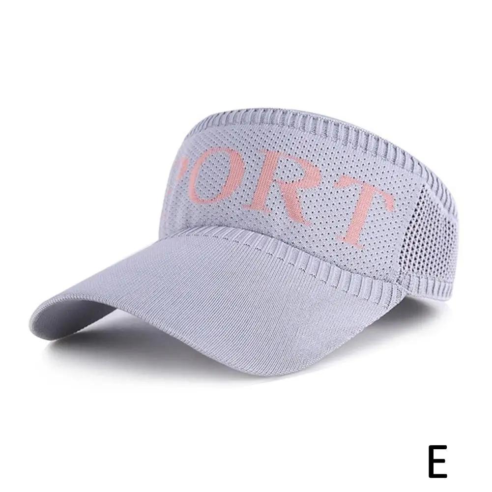 Sun Hat Women Baseball Cap Summer White Sun-Proof Caps Hat Tennis Empty Outdoor Sport Seaside Visors Golf S7F3