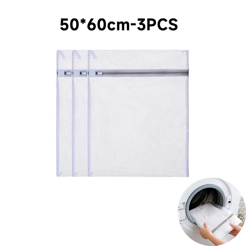 Zippered Mesh Laundry Bag Polyester Laundry Wash Bags Coarse Net Laundry Basket Laundry Bags for Washing Machines Mesh Bra Bag