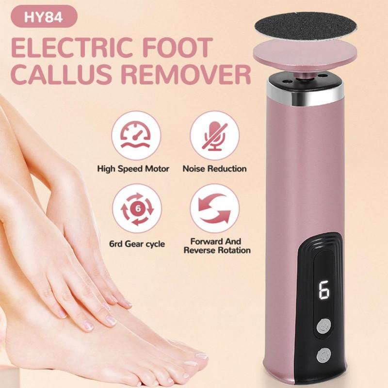 Wireless Electric Foot Callus Remover Machine Rechargeable Pedicure Tool for Dead Skin And Cuticle Removal with Replacement Sand