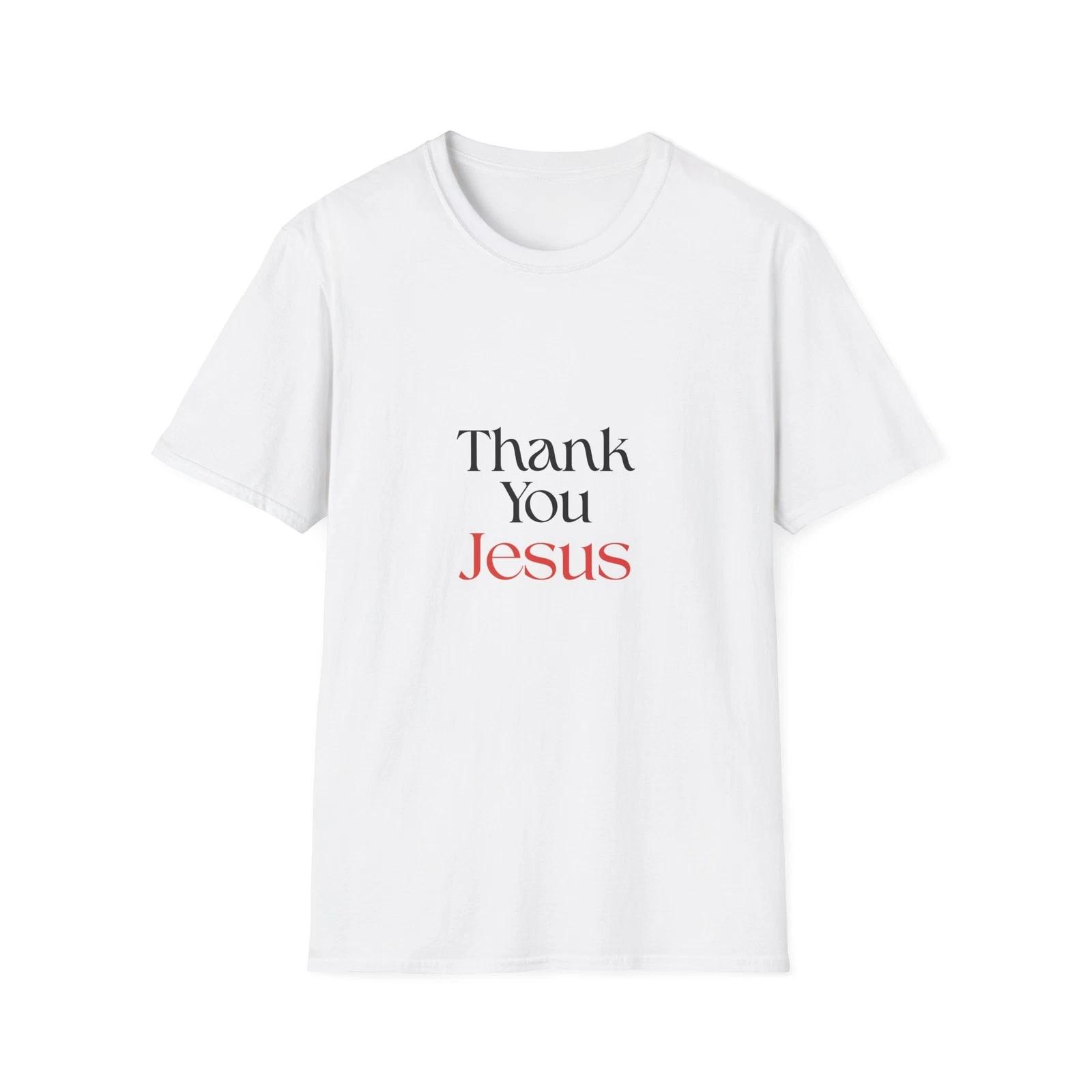 Thank You Jesus T shirt | Christian Faith Typography L