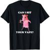 Darf ich an deinem Vape ziehen? Lustiges Ratten T-Shirt Tägliches Unisex T-Shirt