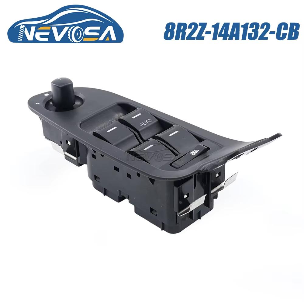 NEVOSA 8R2Z-14A132-CB For Ford Falcon FG Series Sedan Master Window Lifter Control Switch Button Car Accessories 8R2Z14A132CB 8R2Z-14A132-CB