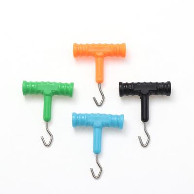 3pcs/set NewMaterial Fishing Knot Puller Rig Making Tool Terminal Tackle of Carp  ABS Grip Stainless Steel Smooth Hook Hot